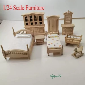1 pieza 1:24 escala pequeña linda casa de muñecas miniaturas muebles armario retro armario armario - Imagen 1 de 23