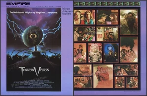 TERRORVISION - Original 1985 Trade AD / poster_ Diane Franklin - Mary Woronov - Picture 1 of 3