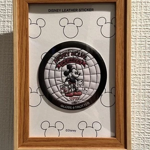 GLOBE TROTTER Disney Mickey Mouse Leather Sticker New - Photo 1 sur 2