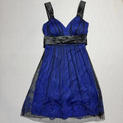 Vestido Babydoll Taboo Y2k Talla M Transparente Brillo Cuentas Hada Grunge Capricho Foto 1 de 4