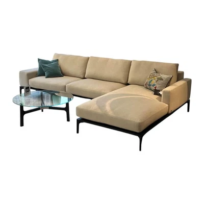 Bielefelder Werkstätten Ecksofa Spirit Stoff Bonito 9 6007 171 Beige  - Bild 1 von 4