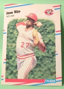 1988 Fleer Update - Jose Rijo #U-86 - Cincinnati Reds - Picture 1 of 2
