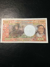 Tahiti Banknote 1000 Francs 1969 !!!!!!