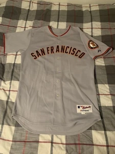 Majestic San Francisco Giants #10 2008 Road Gray Issued Jersey Size 46 - Picture 1 of 16