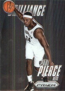 2013-14 Panini Prizm Brilliance Brooklyn Nets Basketball Card #20 Paul Pierce