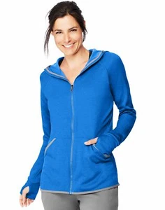 Hanes Womens Sport Performance Fleece Zip Up Hoodie - Picture 1 of 5