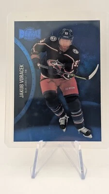2021-22 METAL UNIVERSE BLUE SPECTRUM #36 JAKUB VORACEK BLUE JACKETS - Image 1 of 2