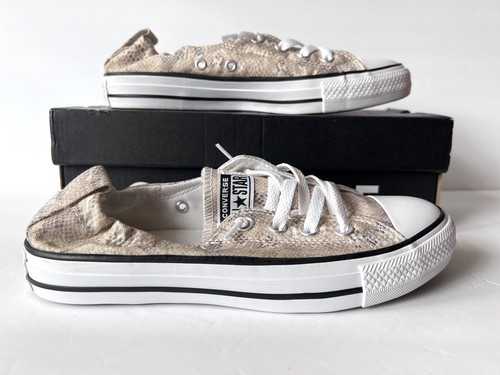Stampa serpente basso Converse Chuck Taylor All Star Shoreline taglia 8