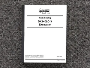 Doosan Excavator DX140LC-3 Parts Catalog Manual - Picture 1 of 1