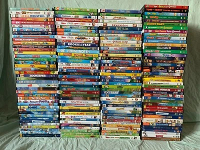 Family Children DVD Liquidation Sale! Tons of DVDs Discount on Multiple Foto 1 de 4