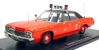 Dodge Monaco Pompiers de Chicago de 1974 au 1/18 de KK-Scale KKDC181125 - Photo 1/4