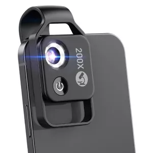 APEXEL 200X Handy Digitales Mikroskop Objektiv für Smartphone-Kamera iPhone DE - Bild 1 von 11