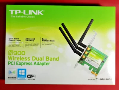 TP-Link TL-WDN4800 Dual Band N900 Wireless Adapter PCI Express - Immagine 1 di 4