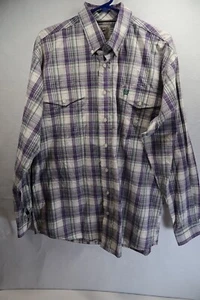 Cinch Shirt Men's Size Medium Button Down Cowboy Western Casual Colorful - Picture 1 of 9