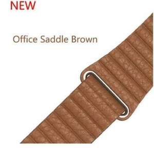 Genuine Leather Loop Magnetic Loop Watch Band For AppleWatch 38/40mm 42/44mm - Picture 1 of 40
