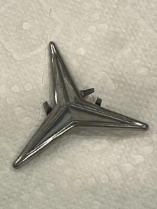 Vintage Mercedes three pointed star Emblem with clips - Foto 1 di 2