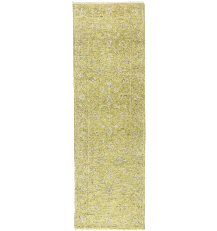 Floral Transitional Oriental Runner Rug 3X8 ft Hallway Kitchen Bedroom Carpet - Image 1 of 4
