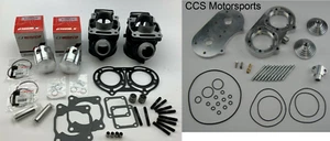 Yamaha Banshee 350 YFZ 350 64mm Bore Cylinders Wiseco Pistons Cool Head Kit - Picture 1 of 3