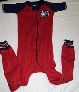 "Dads Little Champ" Junge Paket Baby Place 3T Pyjama rot blau Reißverschluss 100% Baumwolle - Bild 1 von 13