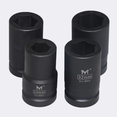 Heavy Duty 3/4” Drive Deep Impact Sockets Set 10-32mm Reach Wheel Wrench Allen - Image 1 of 4