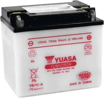 Batería Yumicron 12V de alta resistencia para Yamaha TW200 1987-2020 YUAM227CY Foto 1 de 3