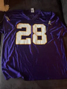 Minnesota Vikings NFL Players Apparel Trikot Adrian Peterson 28 XL Lila - Bild 1 von 3