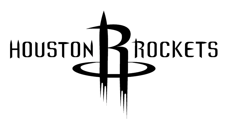 Houston Rockets Logo NBA Vinilo Calcomanía Ventana Laptop Cualquier Tamaño Cualquier Color Foto 1 de 1