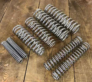 Big Port Springer Fork Front End Replacement Spring Set Chrome Antique / Classic - Picture 1 of 6