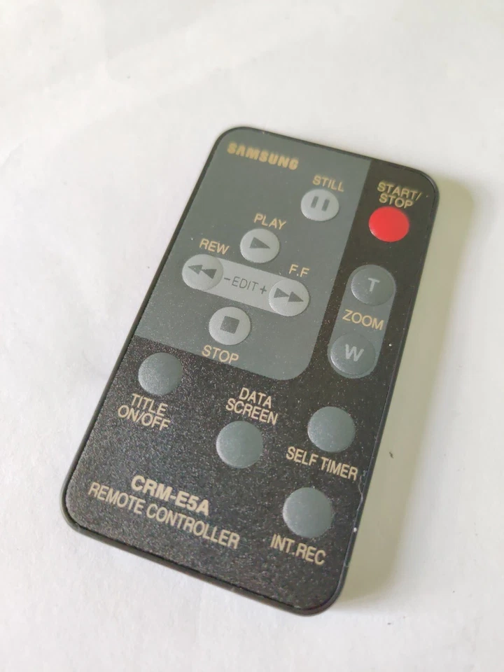 Samsung CRM-E5A Remote Control For Video Camera Camcorder - Image 1 of 2