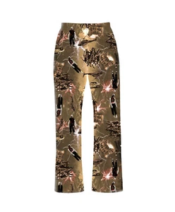 Gothic Walking Zombies Outbreak Cars Goul Pyjamas Bottom Loungewear Halloween - Picture 1 of 3