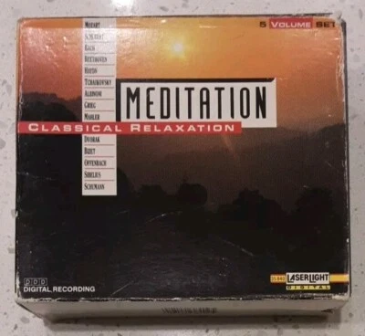 Meditation Classical Relaxation CDs 5 Volume Set Composer Compilation CD Box EUC - Image 1 of 4