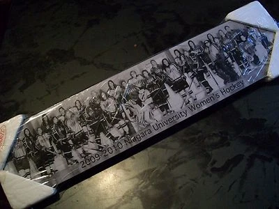 PLACA FOTO PANORÁMICA MUJER HOCKEY UNIVERSIDAD NIAGARA 2009-2010 NUEVA ENVUELTA   Foto 1 de 4