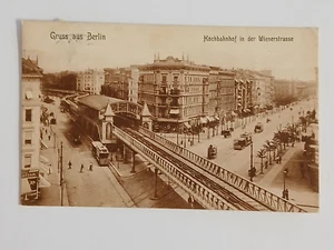 AK Gruss aus Berlin Hochbahnhof in der Wienerstrasse - Bild 1 von 2