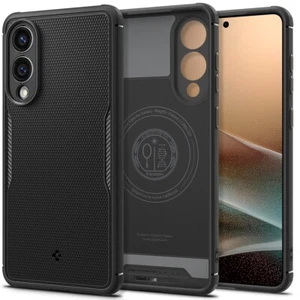 Do Galaxy S25 Edge | Spigen Core Armor Mag Fit odporne na wstrząsy etui w matowej czerni - Zdjęcie 1 z 10