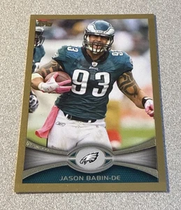 2012 Topps Football Gold Card #2012 Jason Babin Eagles /2012 - Bild 1 von 2