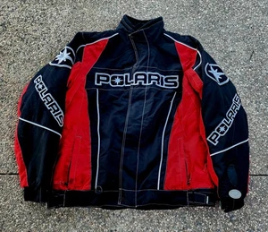Veste motoneige vintage Pure Polaris homme XL grande course tampon bombardier - Photo 1/8