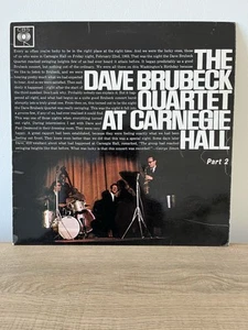 The Dave Brubeck Quartet - At Carnegie Hall (Part 2) (VINYL) - Picture 1 of 3