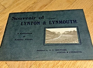 1910s SOUVENIR OF LYNTON & LYNMOUTH, Artistic Views Book - H.C. Sheppard - Picture 1 of 14