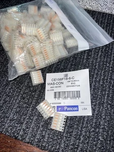 CE156F18-6-c ITW PANCON CONN 6 KONTAKTE BUCHSE ZWEITEILIGER PLATINENSTECKER IDC 0,156 - Bild 1 von 4