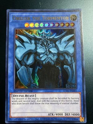 Obelisk The Tormentor ULTRA RARE YUGIOH!! - Image 1 of 2