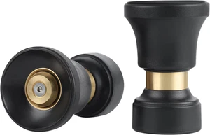 Schlauchtülle, 2 Stück Schwerlast Messing Feuerwehrmann Stil High Power Auslaufsicher Einstellen - Bild 1 von 12