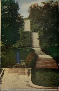 Rochester,MN Steps to College Hill Park 1912 Olmsted County Minnesota Postcard - Picture 1 of 2