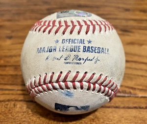 Cam Smith Astros Game Used SINGLE Baseball 7/3/2025 vs Rockies ROOKIE Hit #73 - Picture 1 of 5