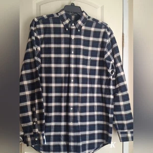Ralph Lauren Plaid Long Sleeve Mens Shirt LT Cotton Formal Party Festival Xmas - Picture 1 of 8