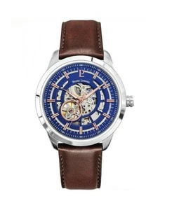 PIERRE LANNIER Men Analog Automatic Casual Watch Classic Dress Blue Dial Waterpr - Picture 1 of 5