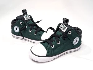 Converse CTAS Axel Green/Black/White Mid Top Toddler Boy's Sneaker - Size 9 NWB - Picture 1 of 10