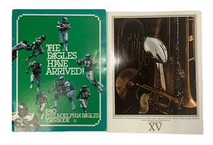 Vintage Super Bowl XV Program 1981 NFL Eagles Raiders & 1980 Philadelphia Yearbook - Bild 1 von 11