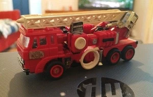 Transformers G1 INFERNO FIRE ENGINE AUTOBOT TARGETMASTER 1985 gratis Reino Unido PP VINTAGE - Imagen 1 de 12