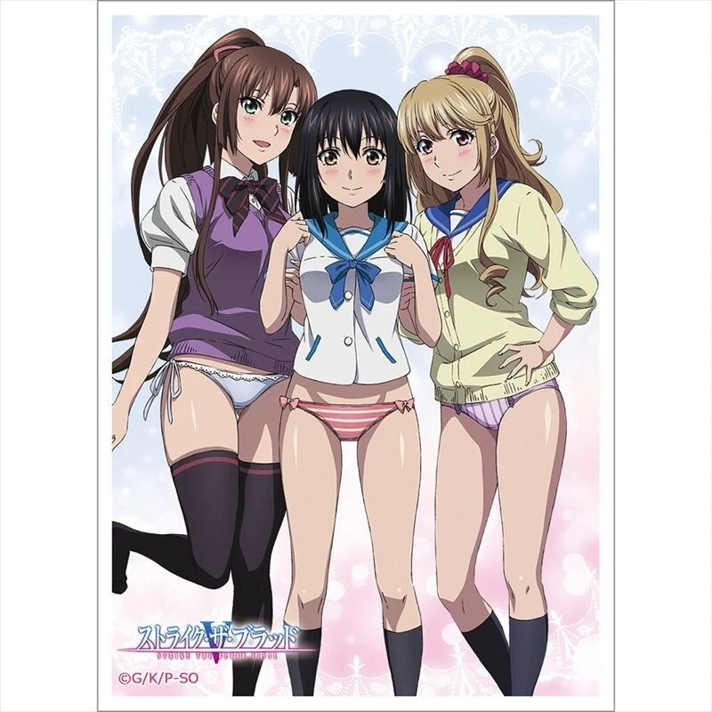 Strike The Blood Yukina Asagi Sayaka Trading Card Game Character Sleeve 67x92 - Image 1 of 1