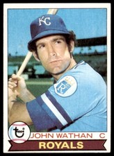 1979 Topps Baseball Card John Wathan Kansas City Royals #99